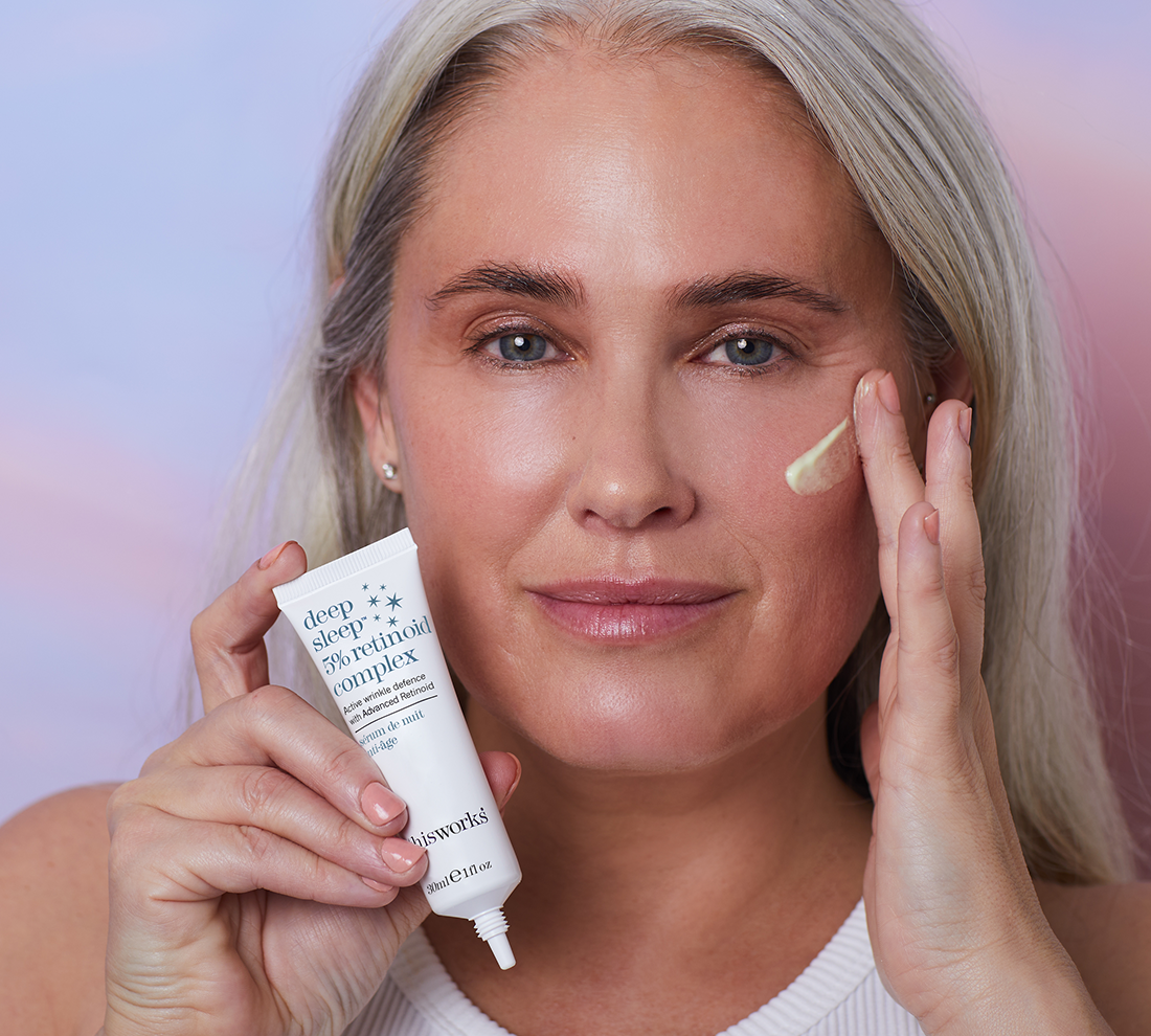 Deep sleep 5% retinoid complex featured in Daily Mail