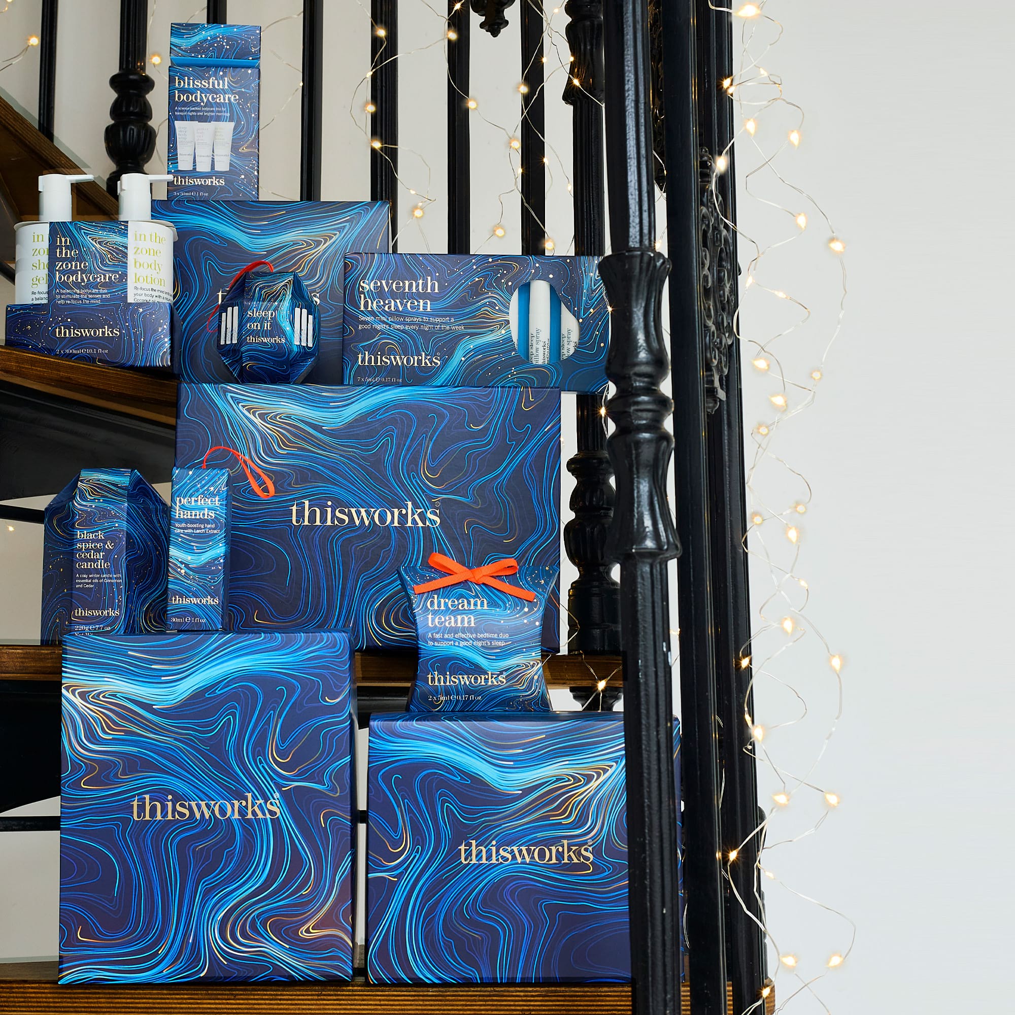 black spice & cedar candle gift