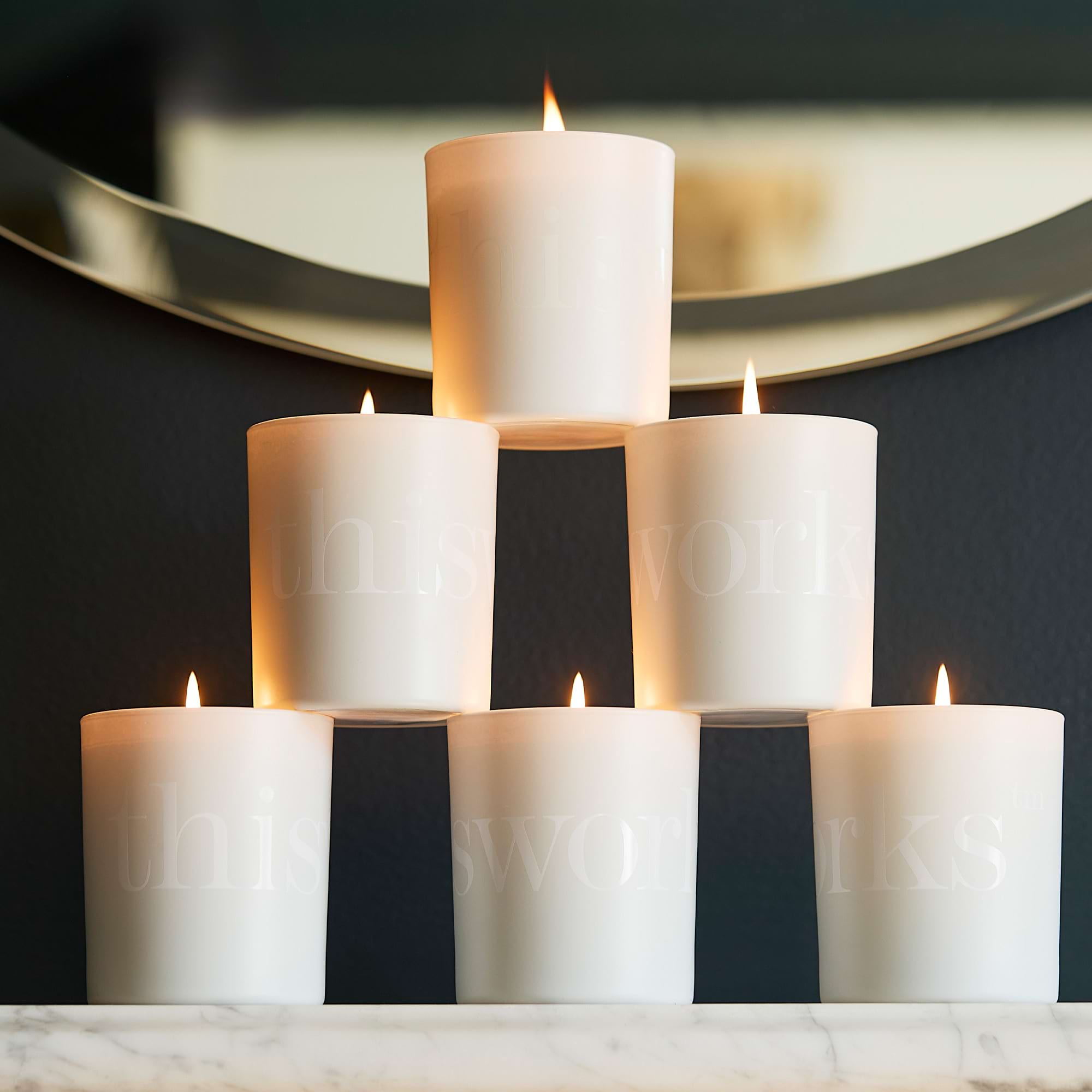 black spice & cedar candle gift