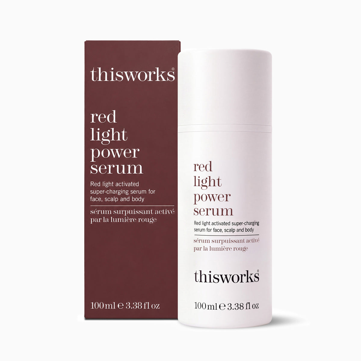 red light power serum