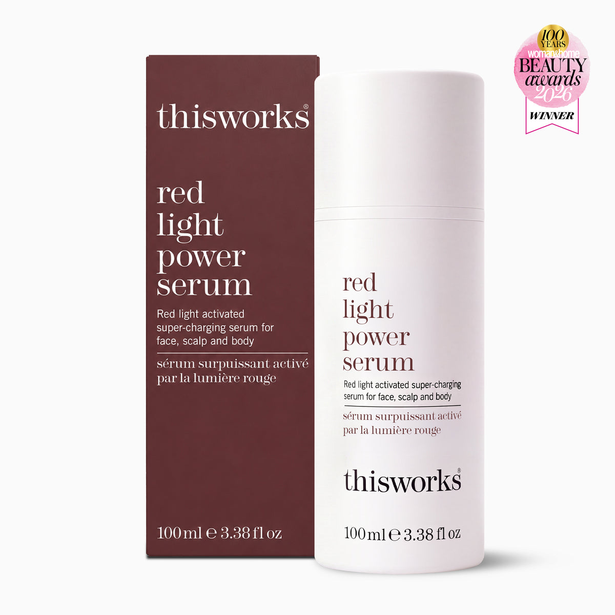 red light power serum