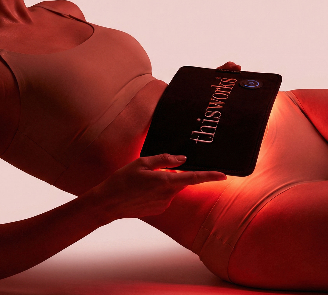 red light body wrap featured in Marie Claire
