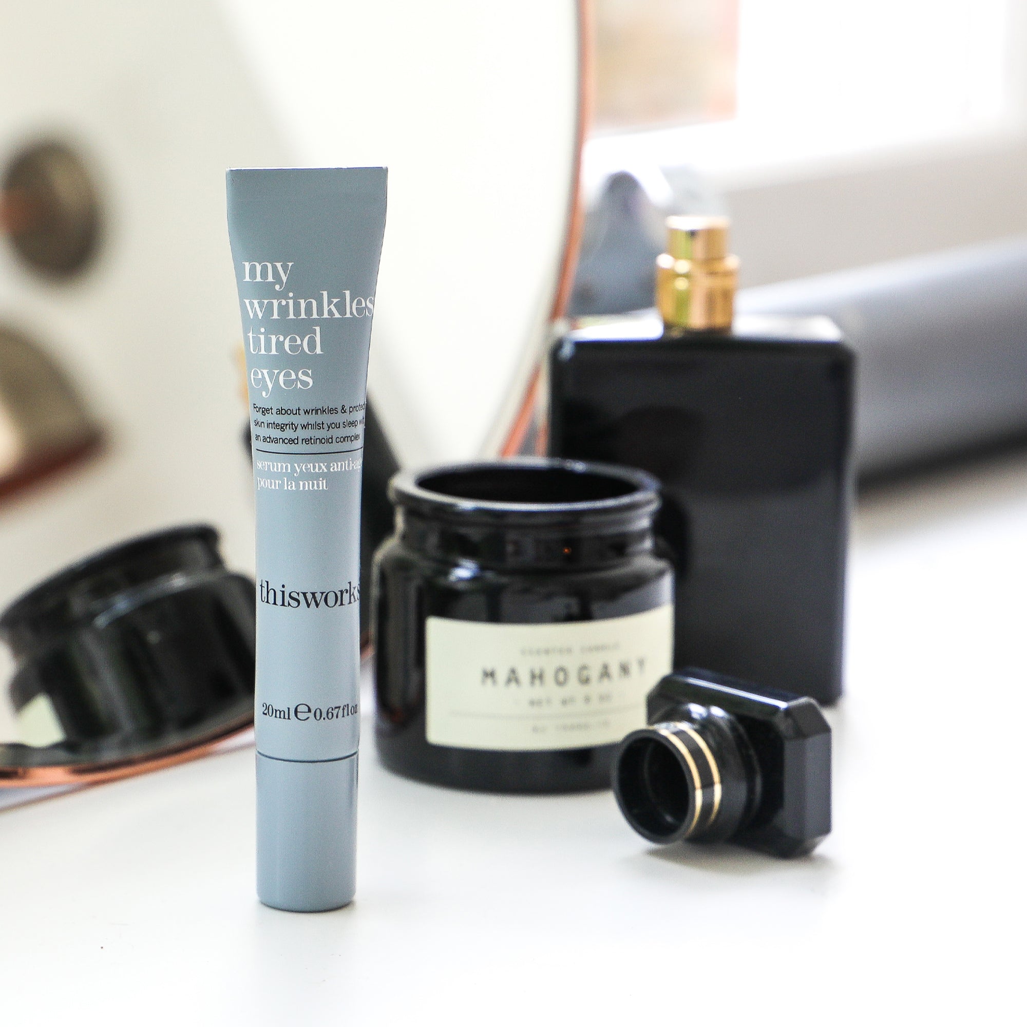 my wrinkles tired eyes