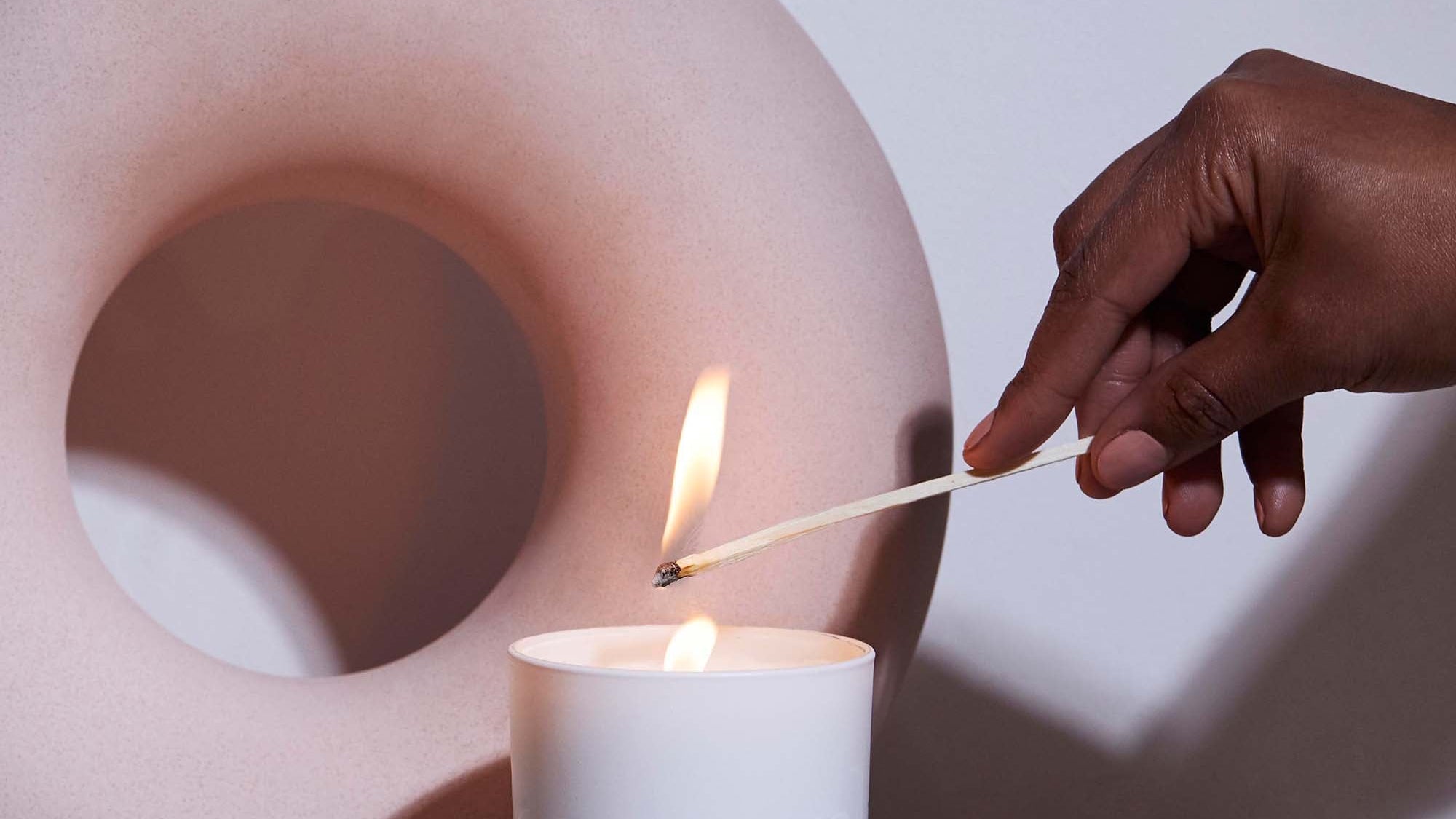 sandalwood & orange candle