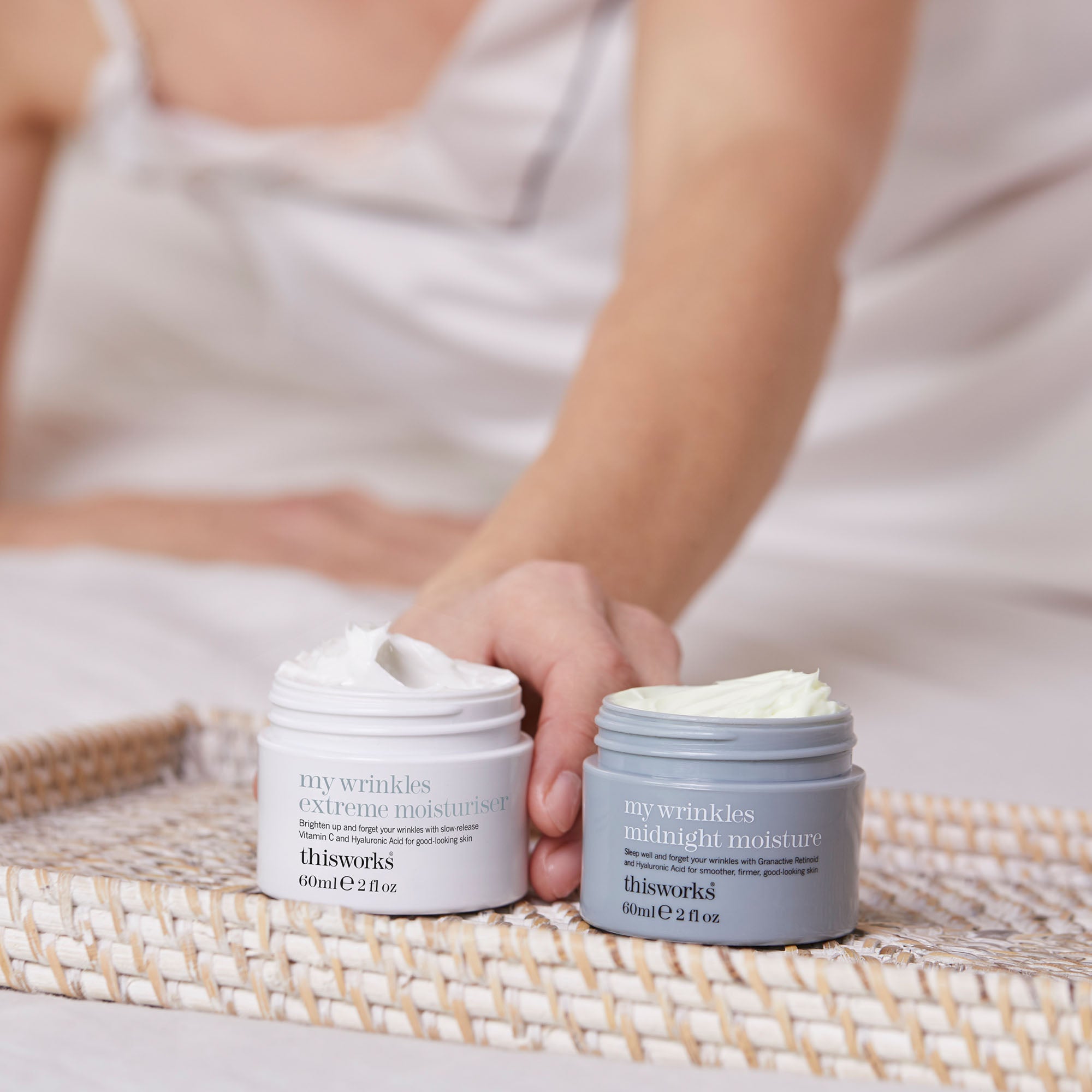 My Wrinkles AM & PM Duo | Day and Night Skin Moisturisers | This Works