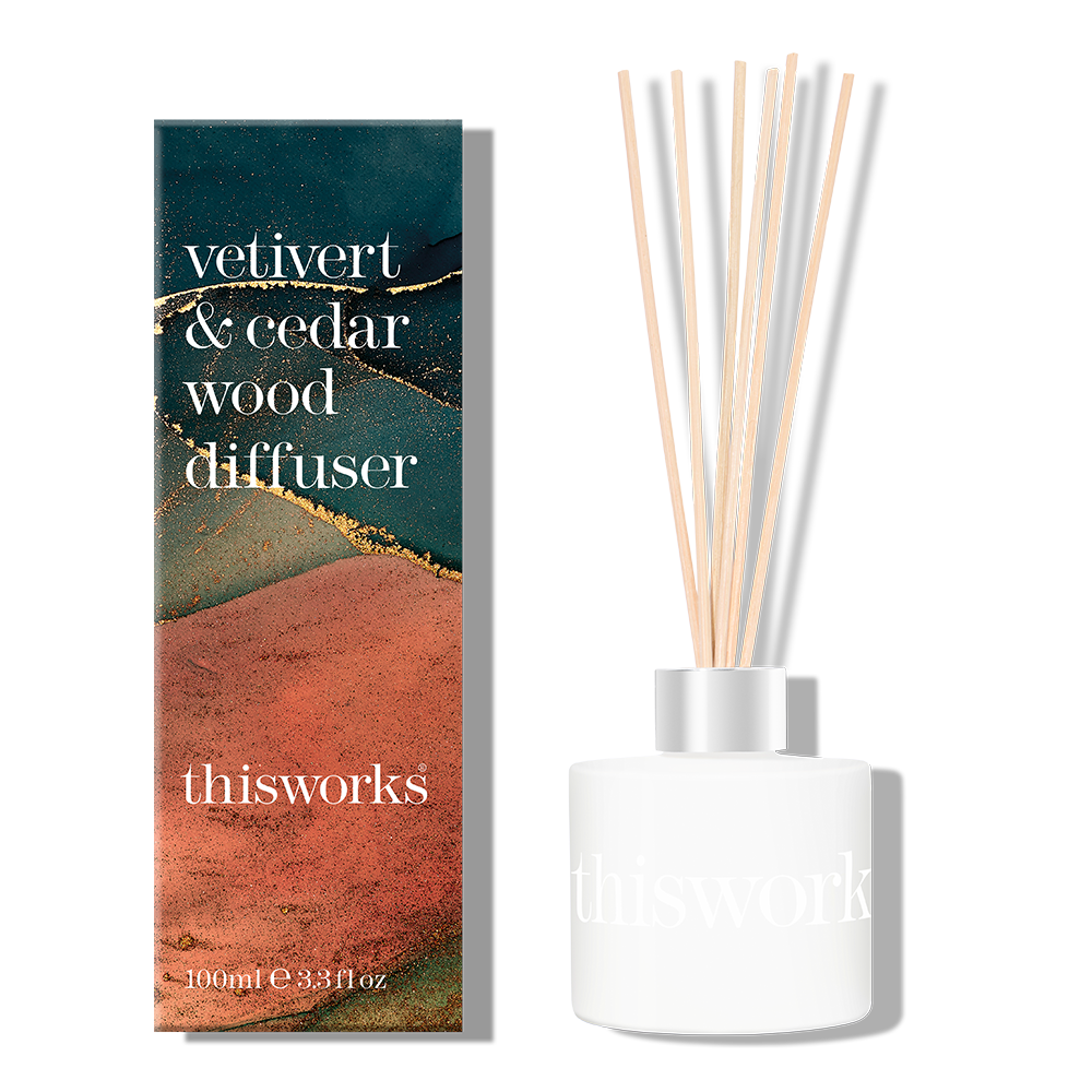 vetivert & cedar wood diffuser