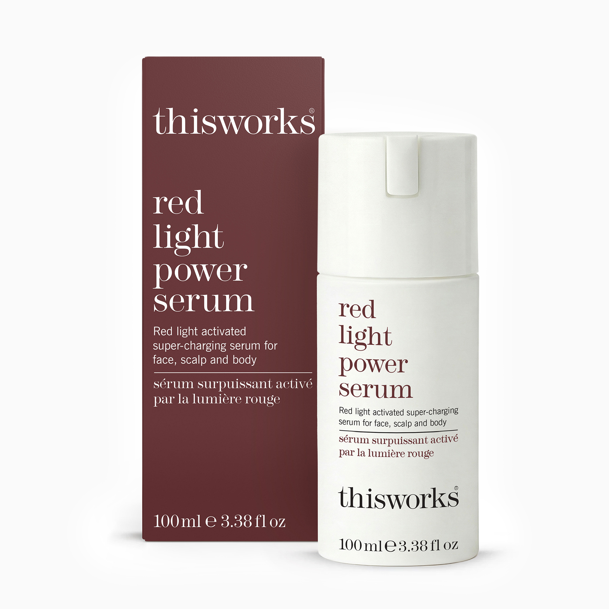 red light power serum