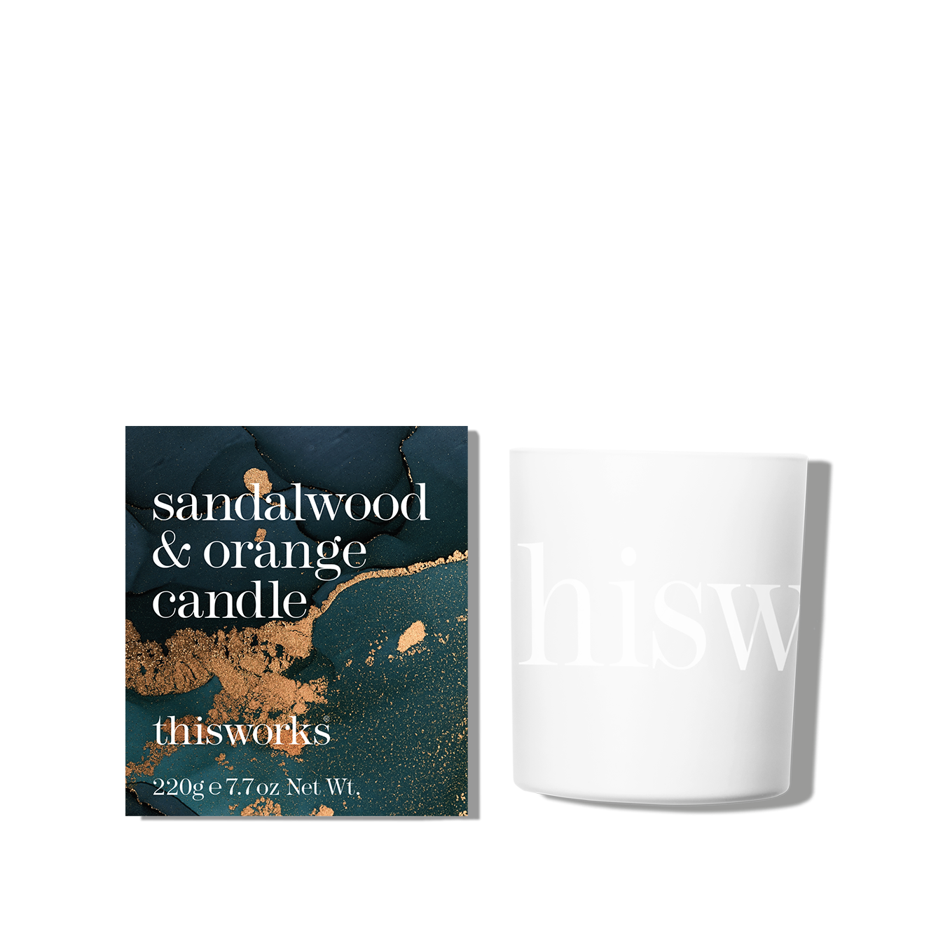 sandalwood & orange candle