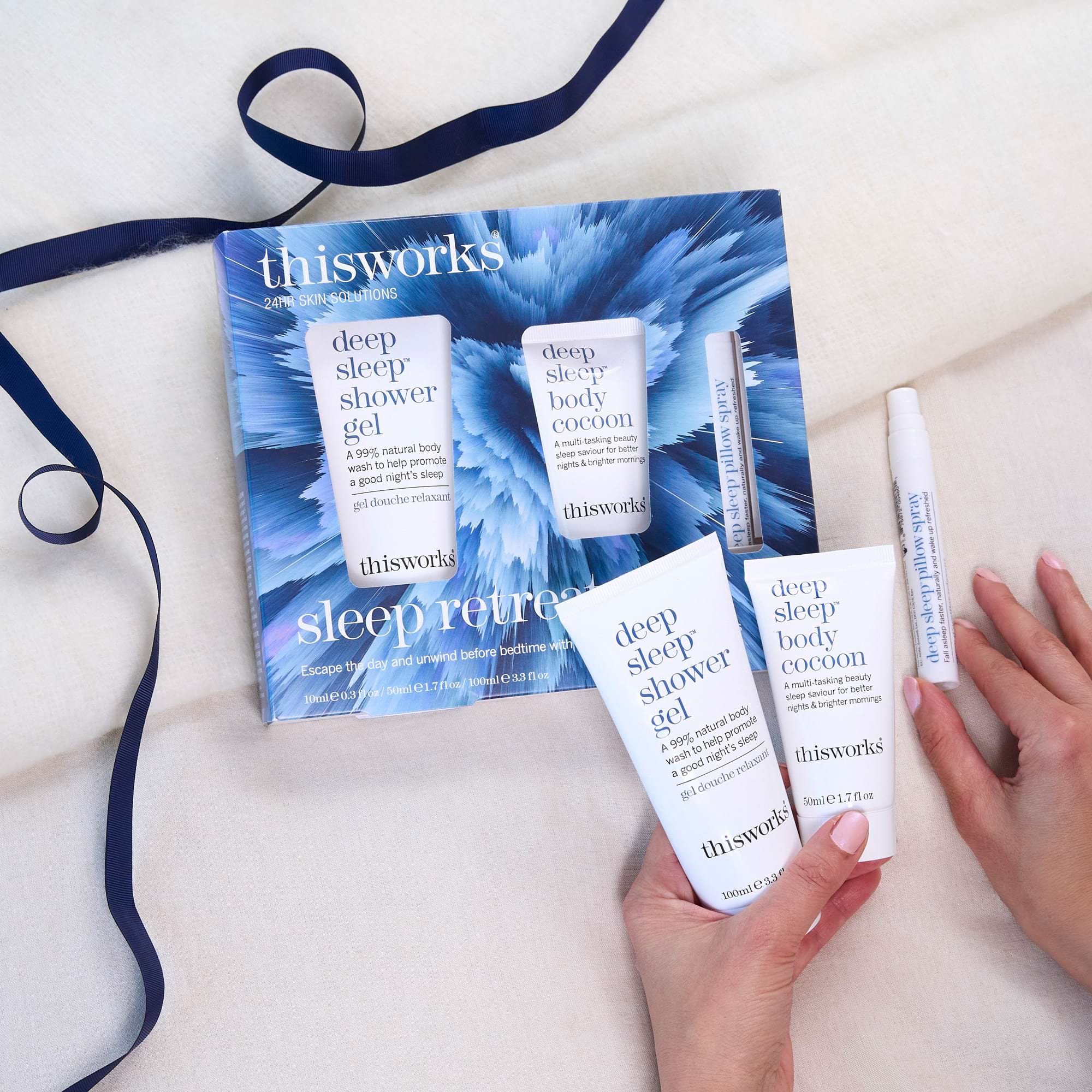 sleep retreat trio gift set