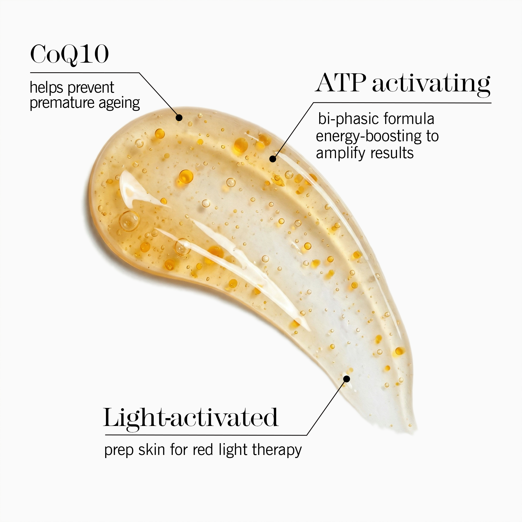 red light power serum