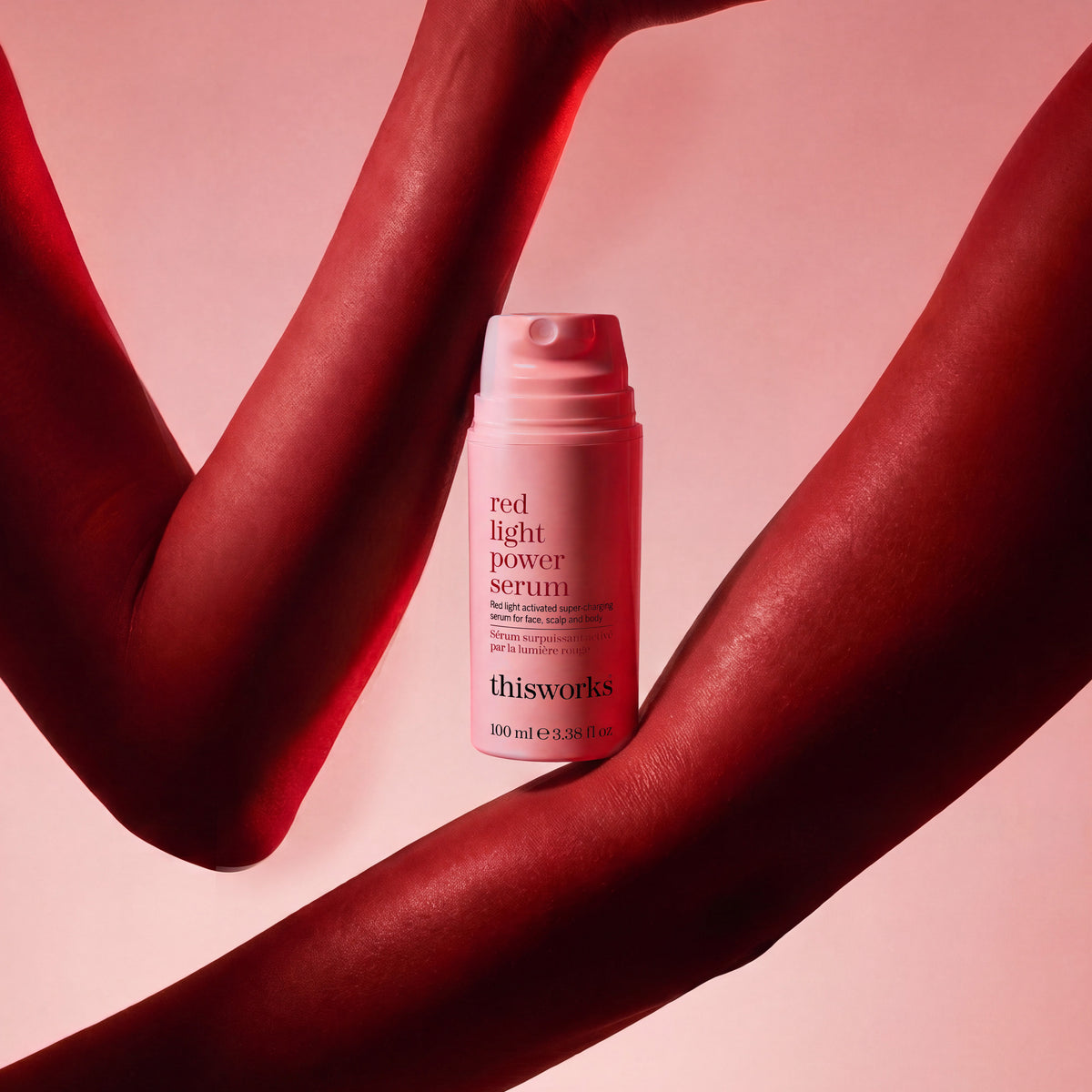 red light power serum