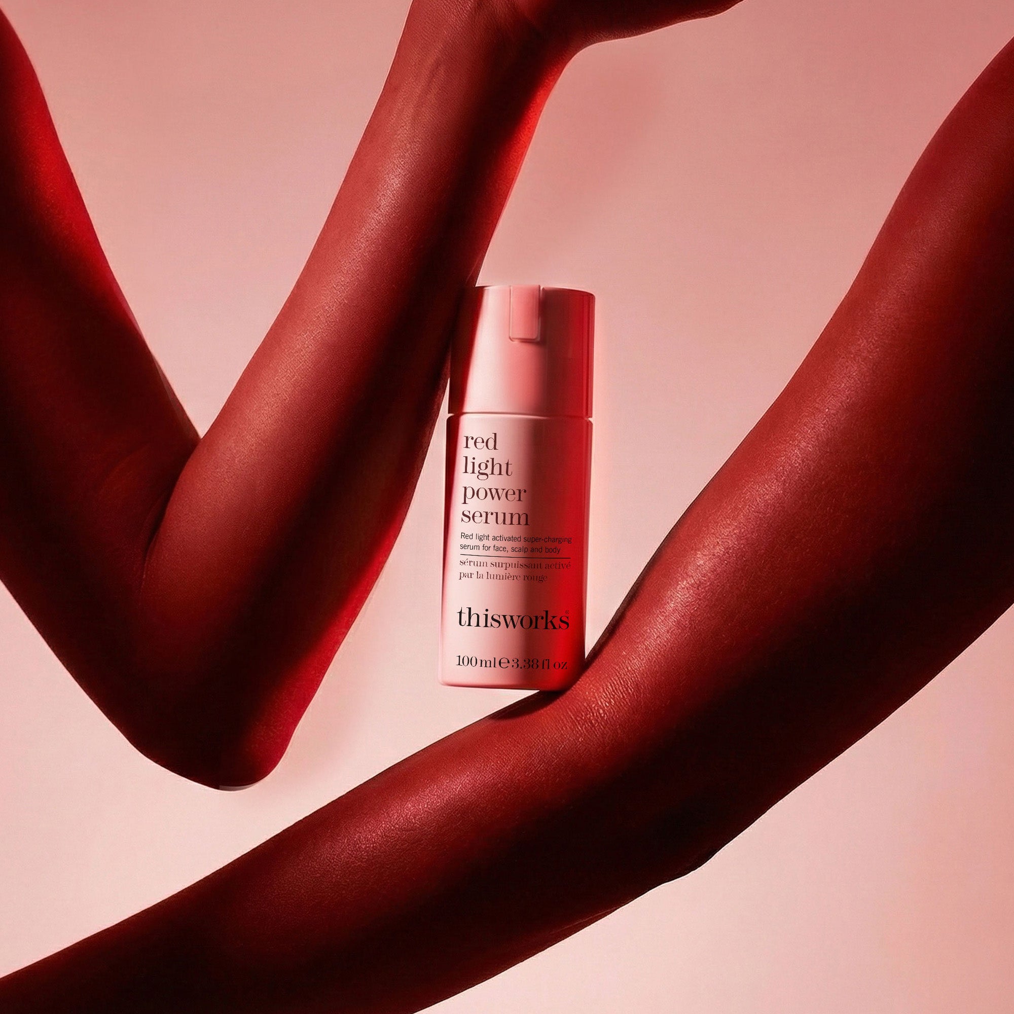 red light power serum