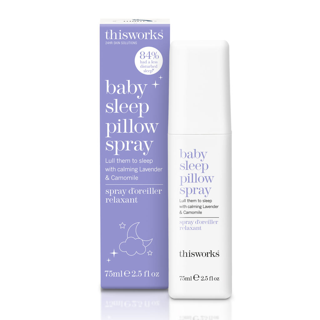 Baby Sleep Pillow Spray 75ml. Lull them to sleep with calming Lavender & Camomile.
