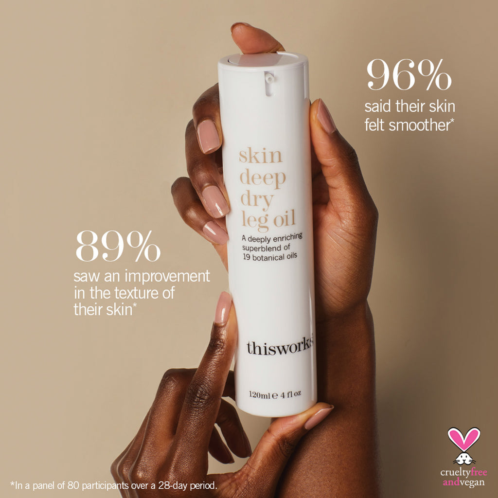 skin deep dry leg oil statistics