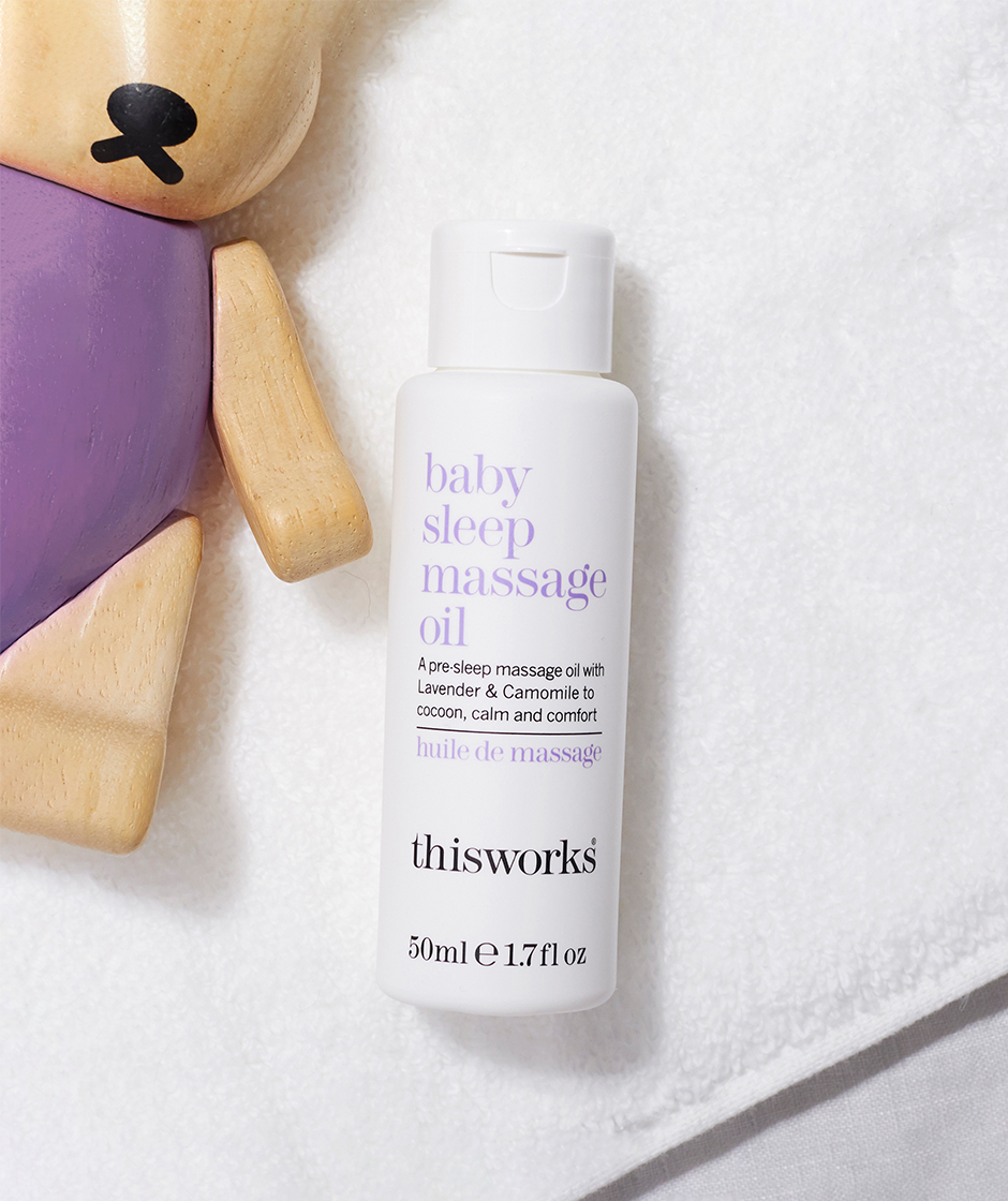 baby sleep massage oil