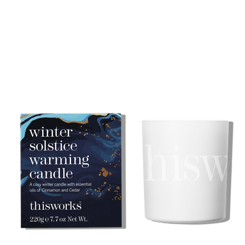 winter solstice warming candle