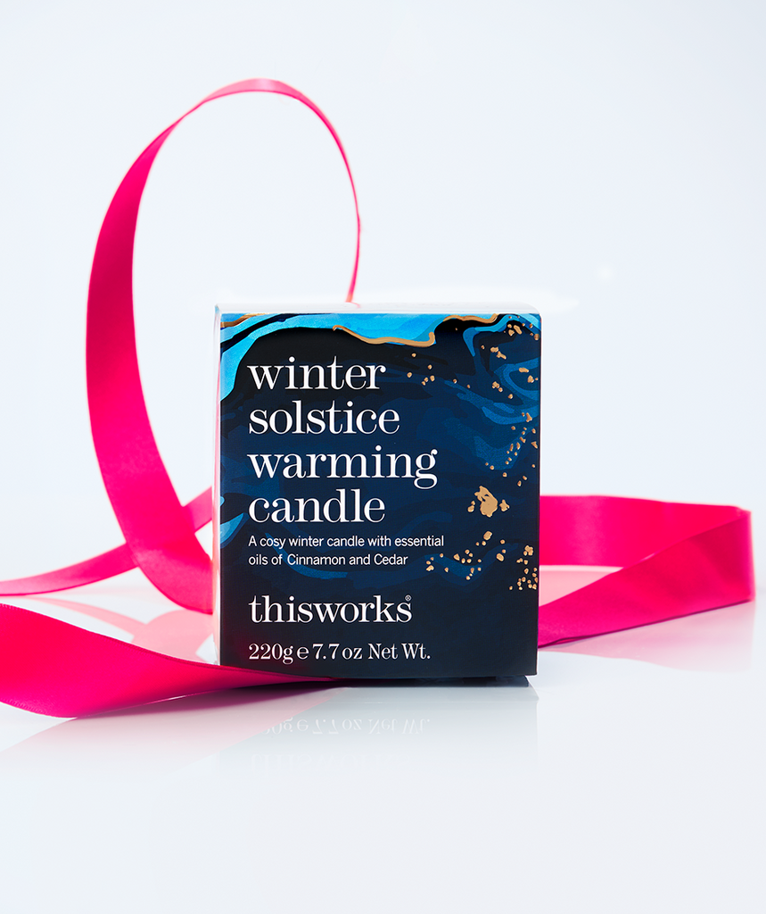 luxury winter solstice warming candle gift